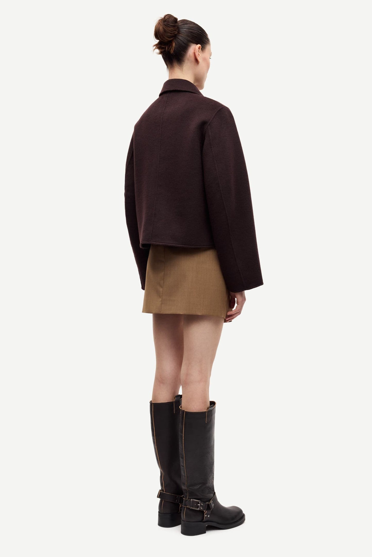 Samsoe Samsoe Saholly Jacke in Black Coffee