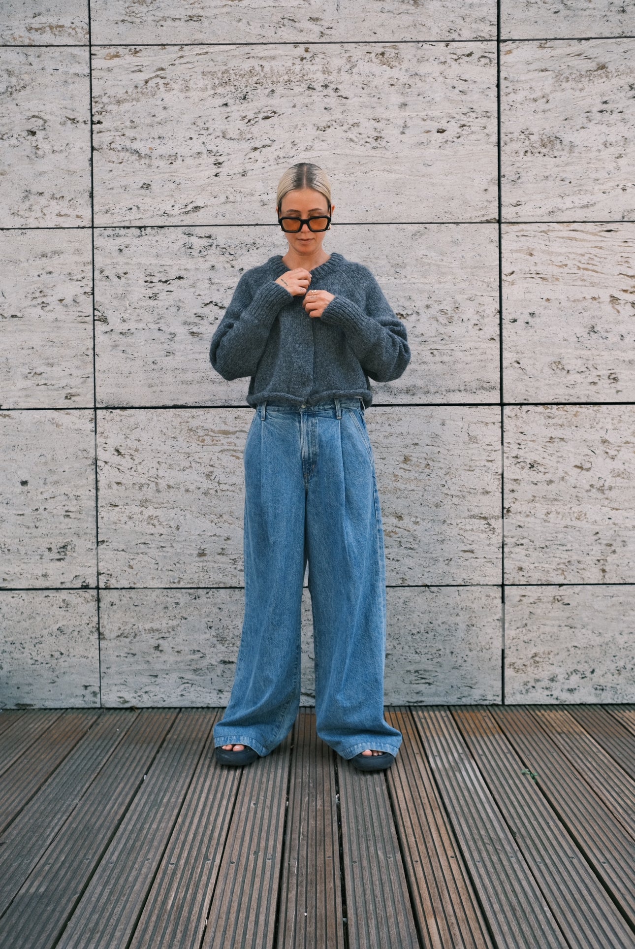 Susanne Bommer Lou Strickjacke in Anthrazit