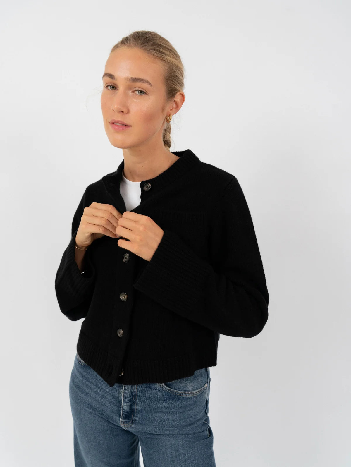 Anna v Berg Lilly Cardigan in Night