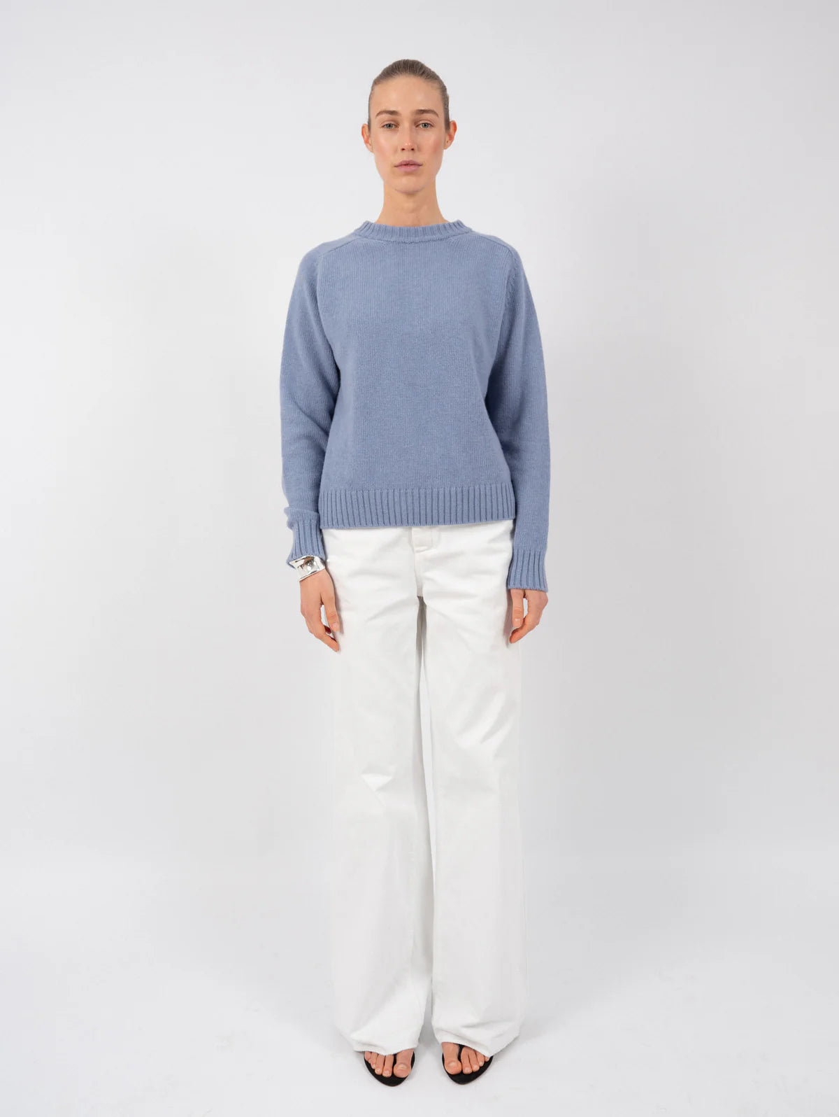 Anna v. Berg Mary Sweater in Jeans Blue