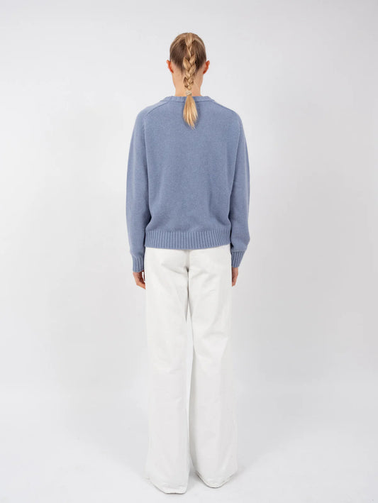 Anna v. Berg Mary Sweater in Jeans Blue