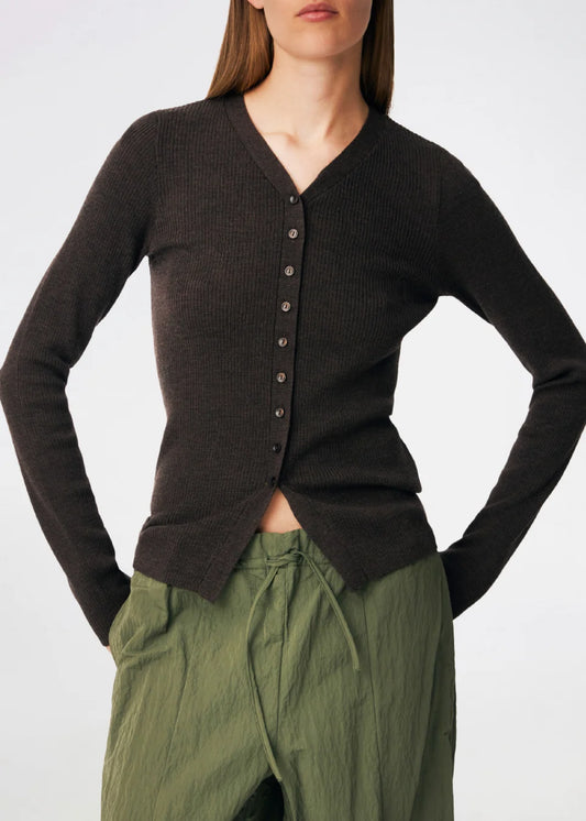 Modström Hiroki Cardigan in Schoko