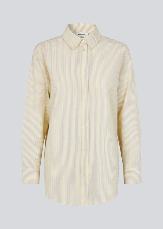 Modström Vigge Stripe Hemd Zitrone