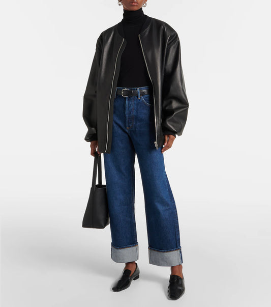 AGOLDE Pascale Turtleneck in Schwarz