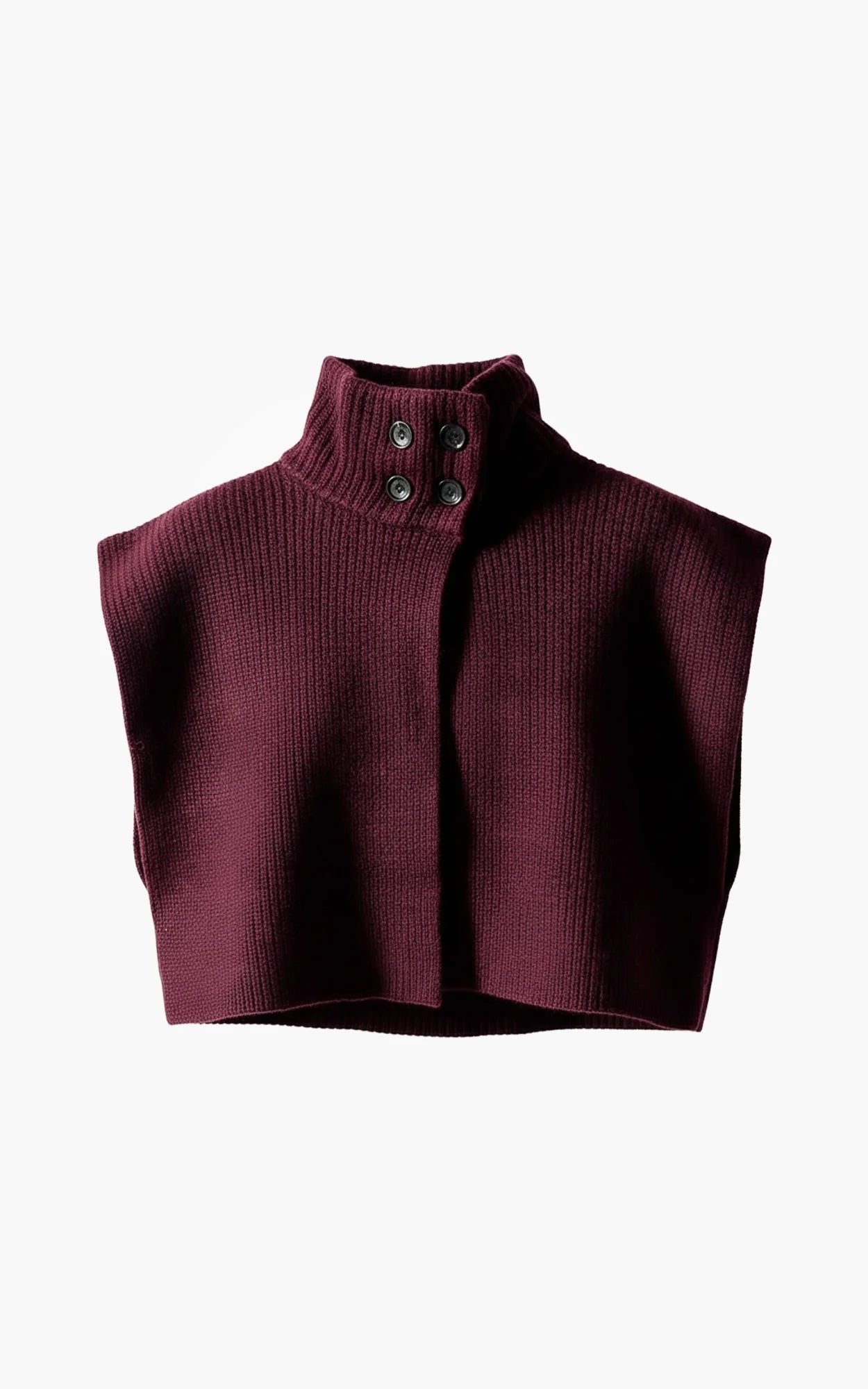 Aimee the Label Pullunder in Burgund