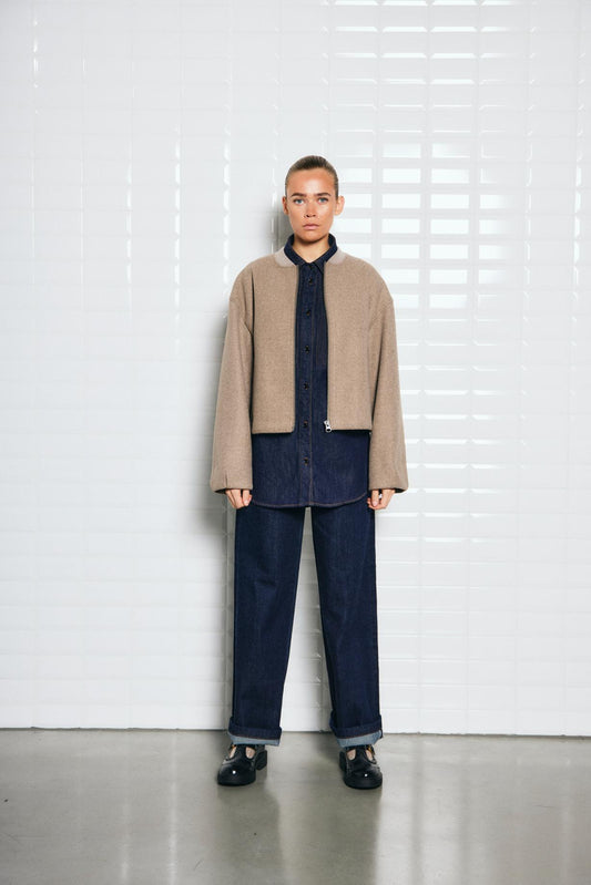 With Black Briella Bomberjacke in Falcon Melange