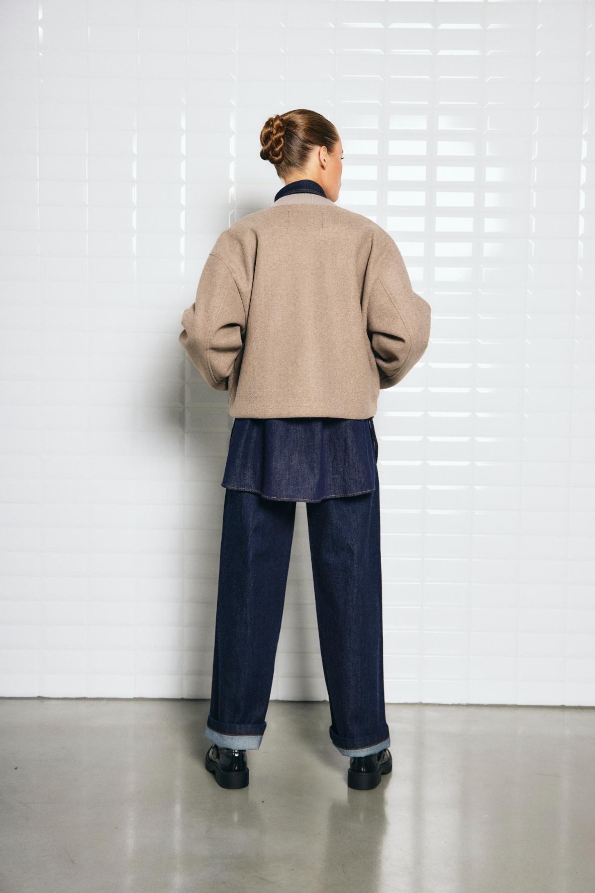 With Black Briella Bomberjacke in Falcon Melange