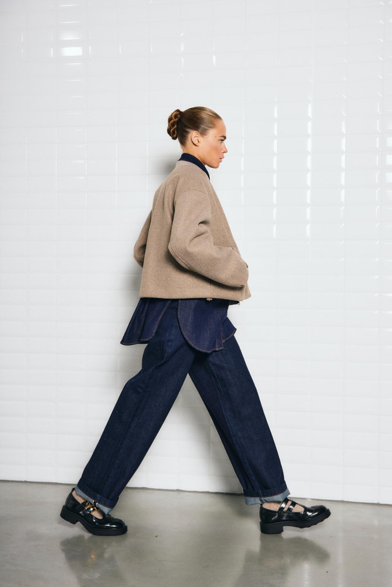 With Black Briella Bomberjacke in Falcon Melange