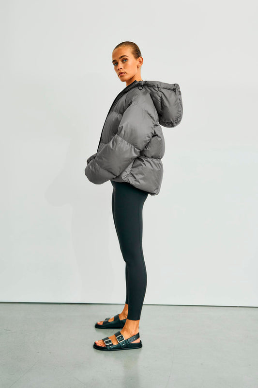 With Black Emma Blend Daunenjacke in Tornado