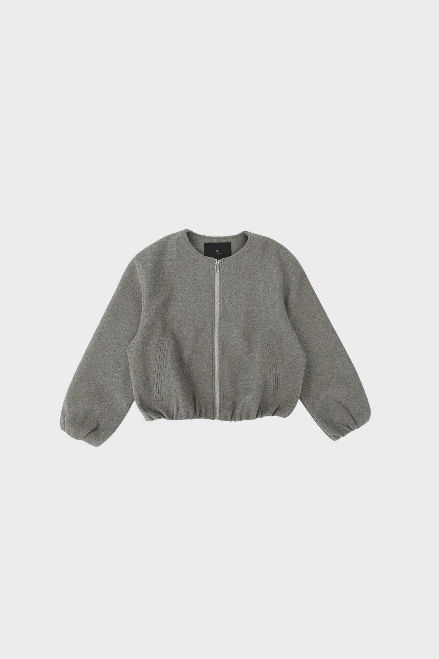 With Black Kennedy Bomberjacke in Grey