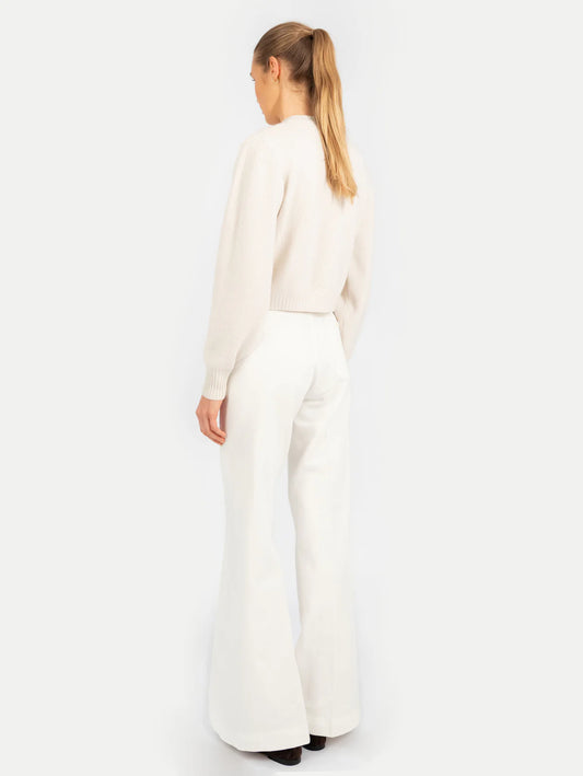 Anna v. Berg Viviene Cardigan in Vanilla