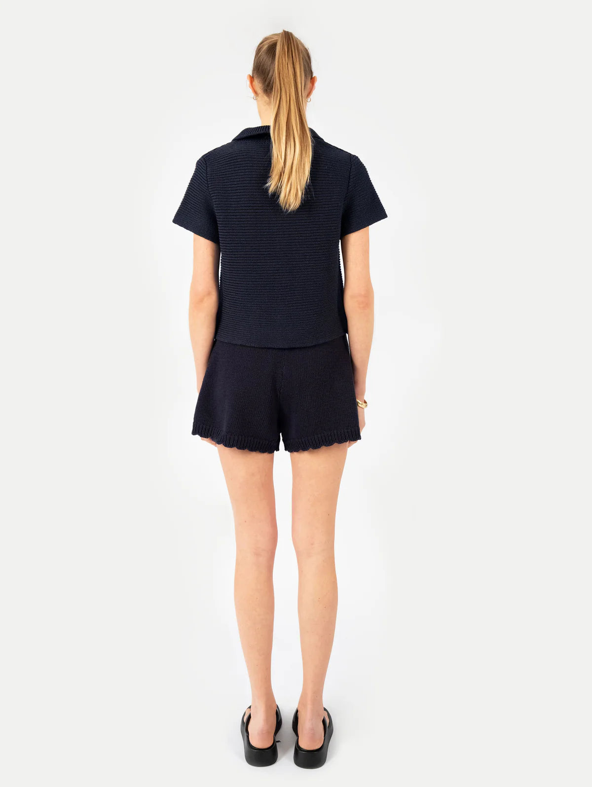 Anna v Berg Hermine Jacket in Deep Blue