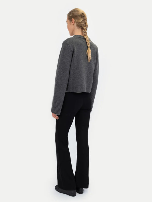 Anna v Berg Lilly Cardigan in Midnight Stone
