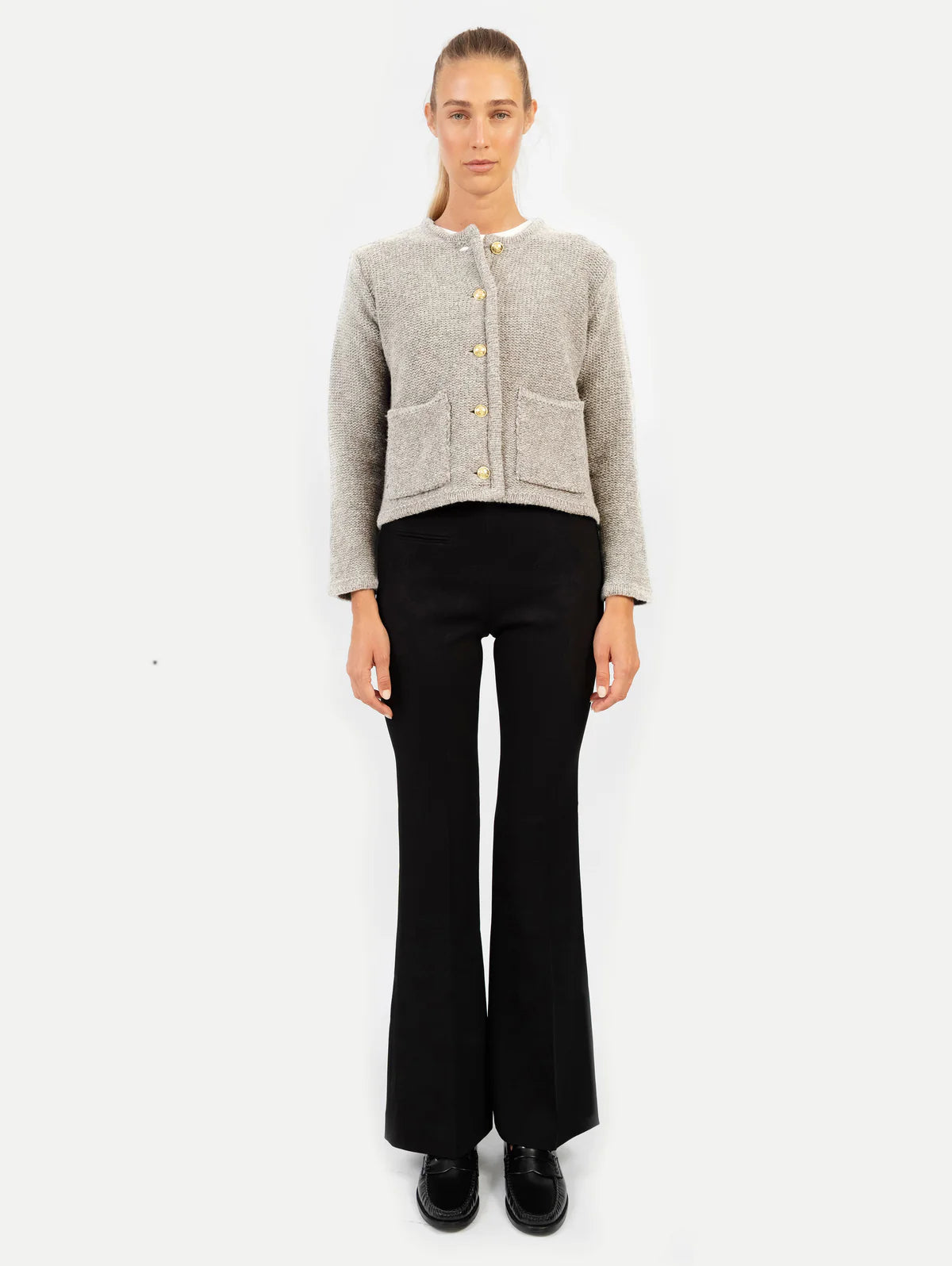 Anna v. Berg Patricia Jacke in Greige