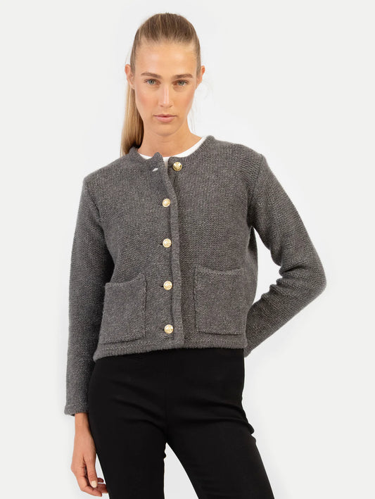 Anna v. Berg Patricia Jacke in Anthrazit