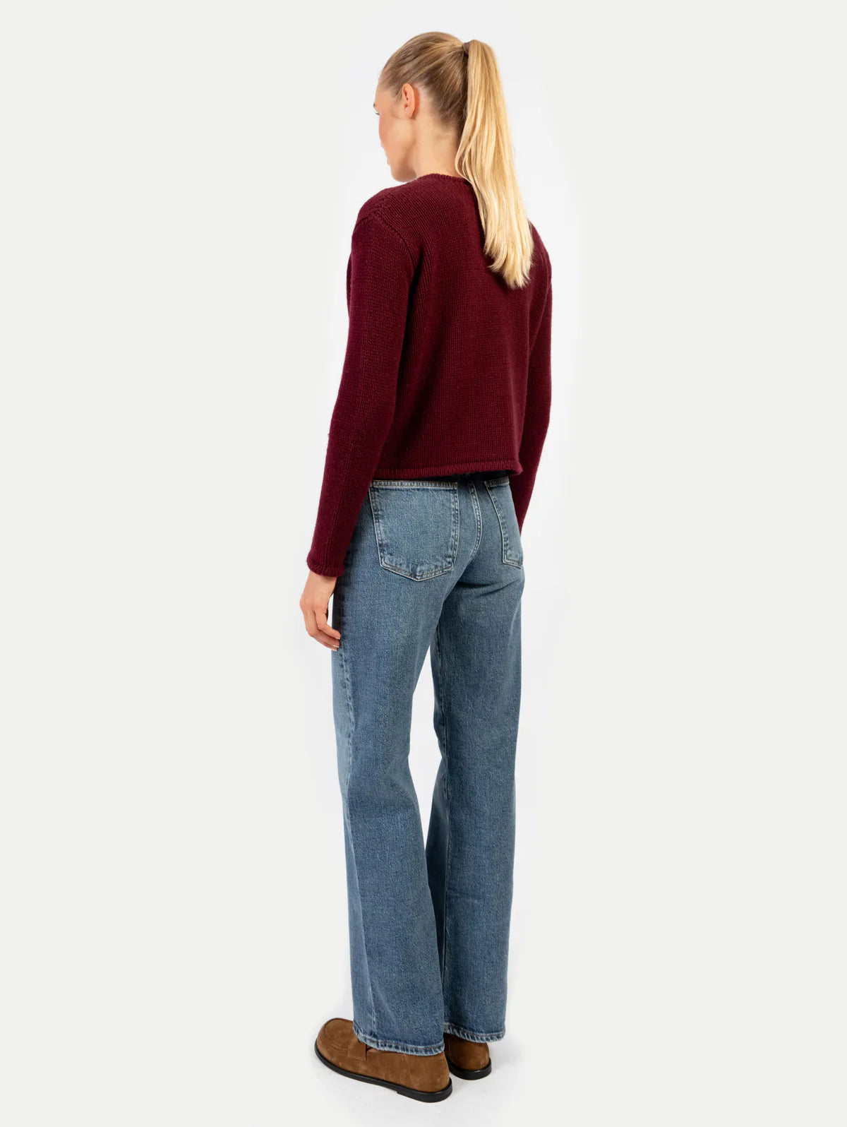 Anna v. Berg Patricia Jacke in Dark Cherry