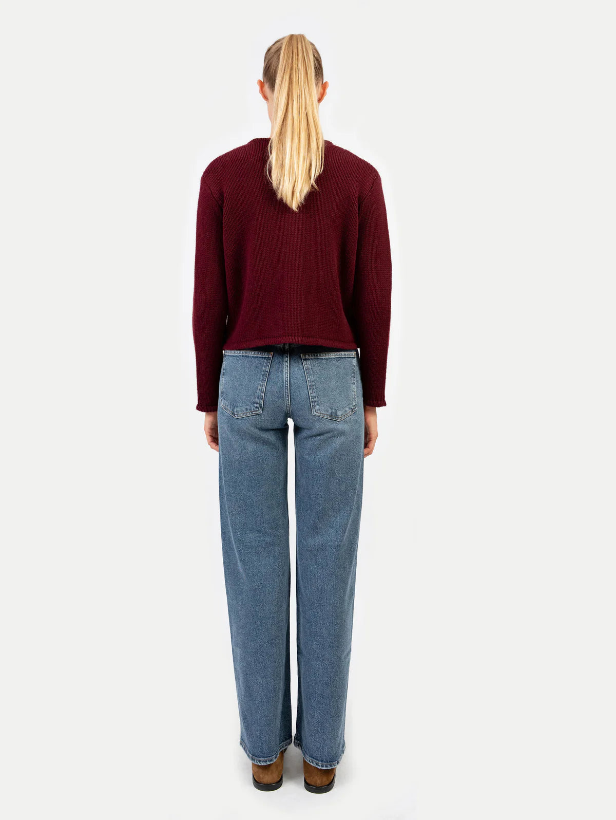 Anna v. Berg Patricia Jacke in Dark Cherry