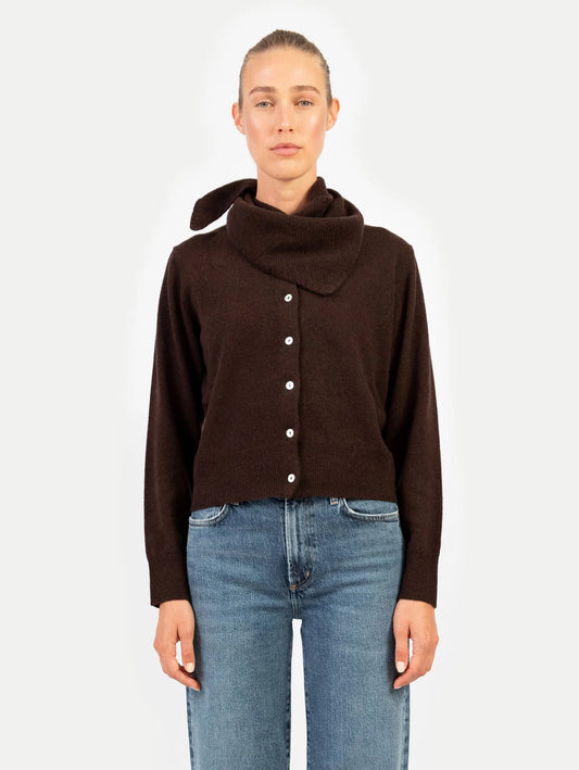 Anna v Berg Cara Scarf in Espresso
