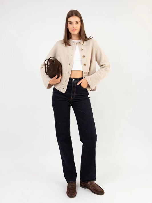 Anna v. Berg Dorothea Cardigan in Sand