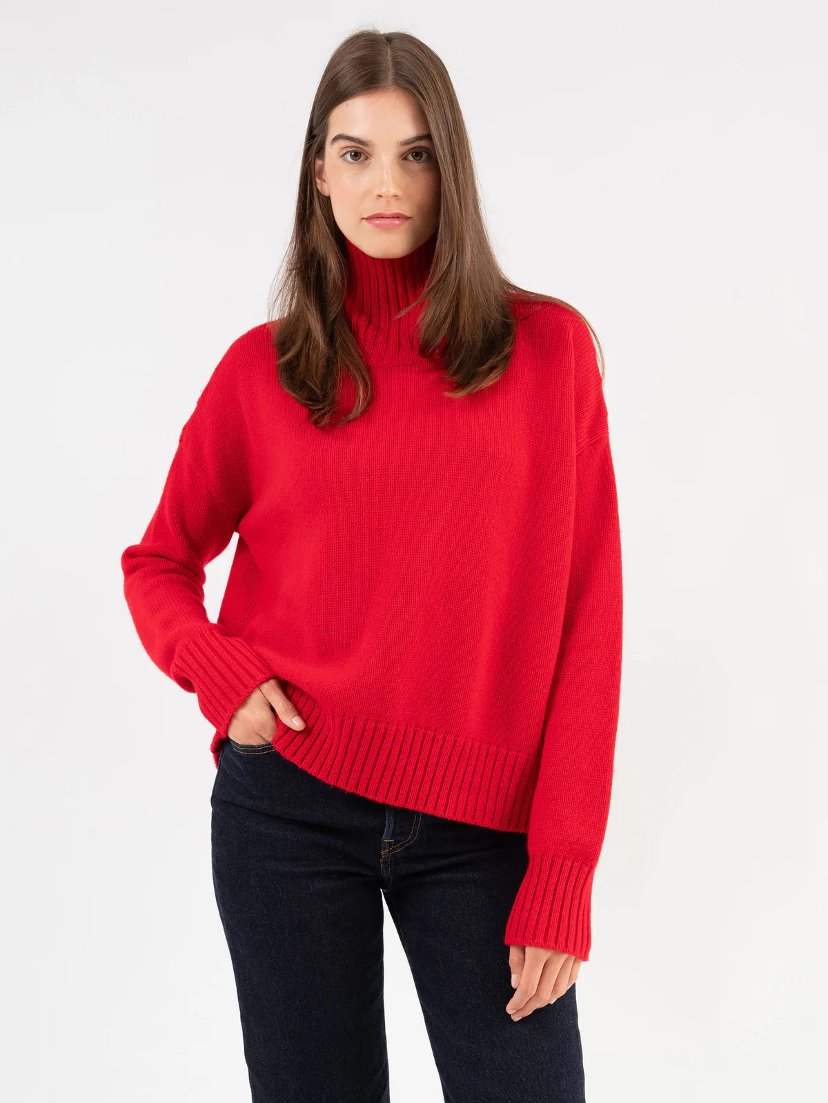 Anna v. Berg Emma Sweater in Flame