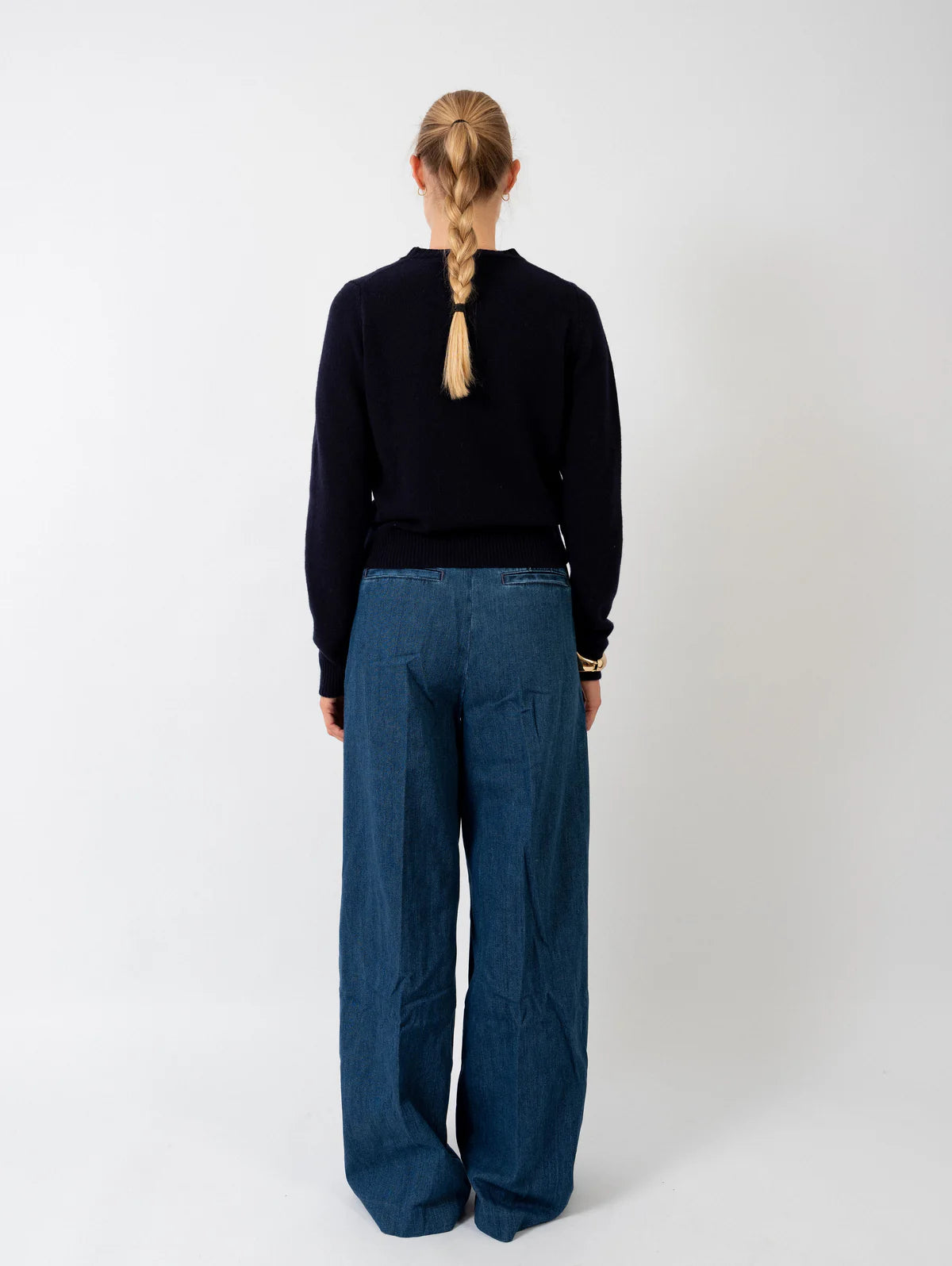 Anna v. Berg Theresa Sweater in Deep Blue