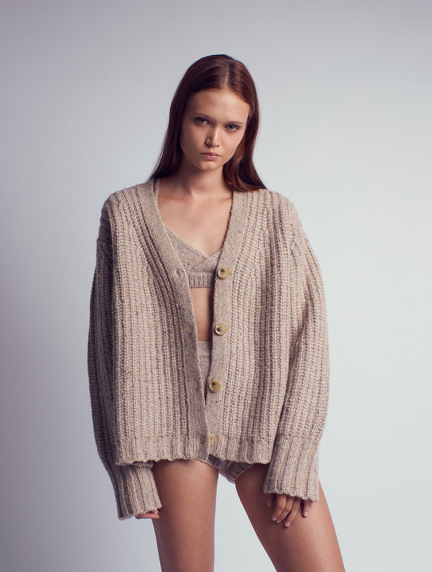 Leap Concept Marianela Chunky Knit Cardigan