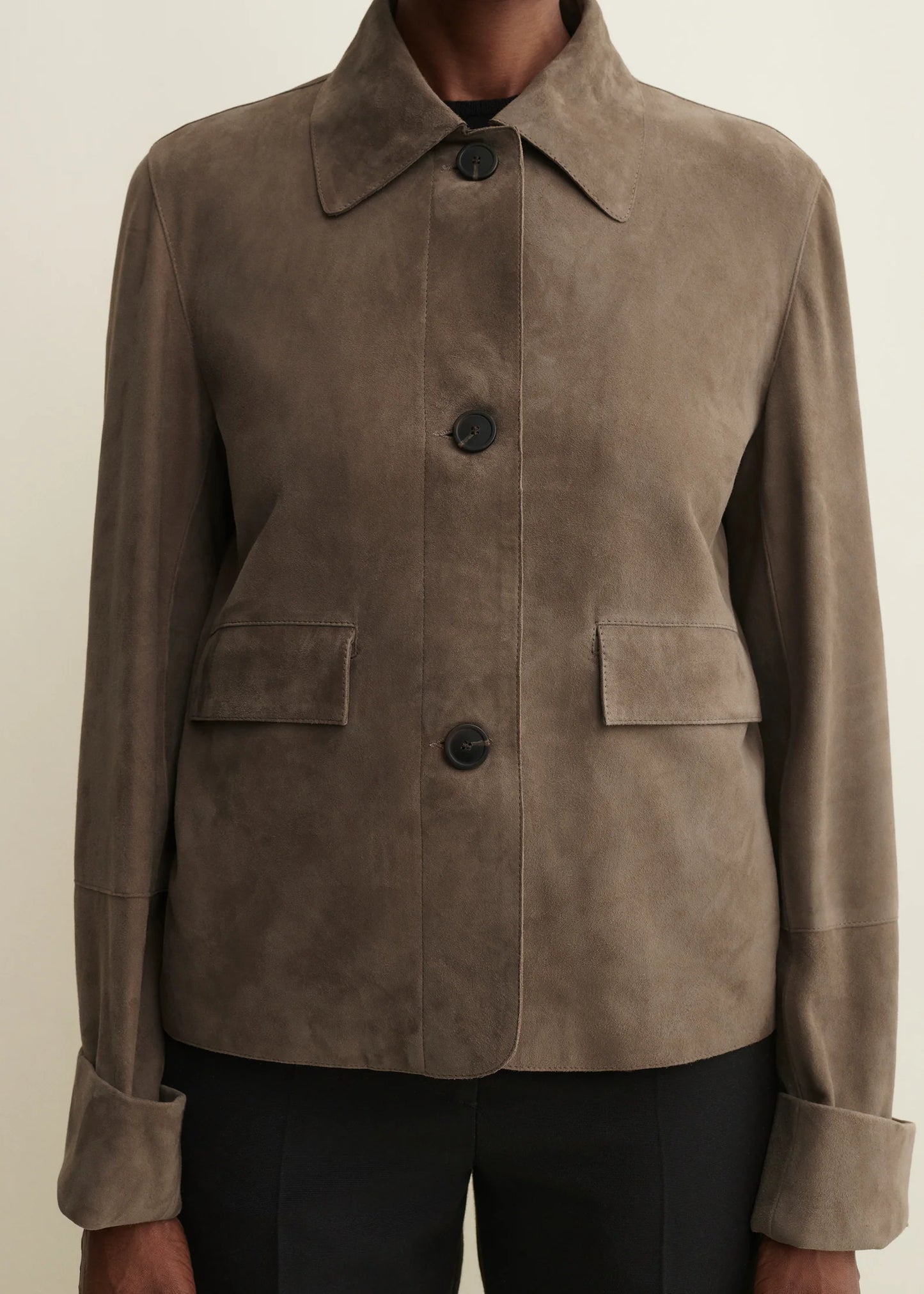 Arma Lederjacke Ella in Taupe