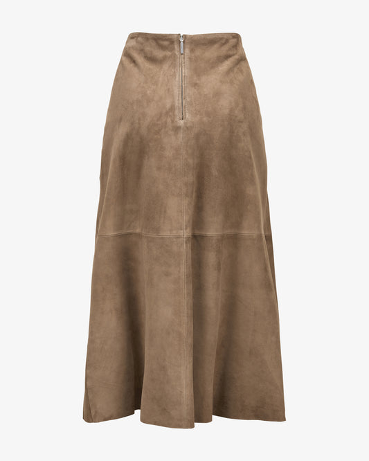 Arma Melita Lederrock in Taupe