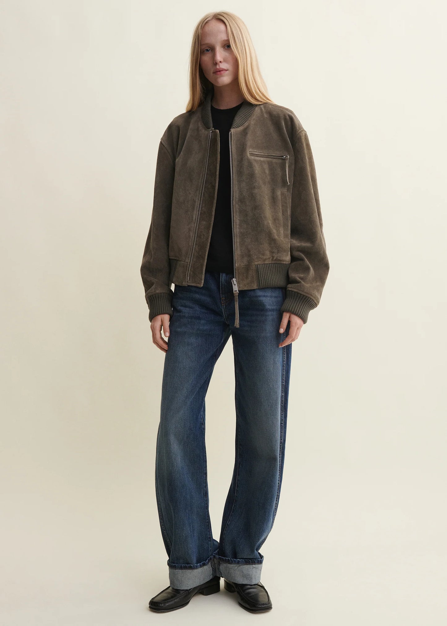 Arma Leder Elysa Lederjacke in Soil