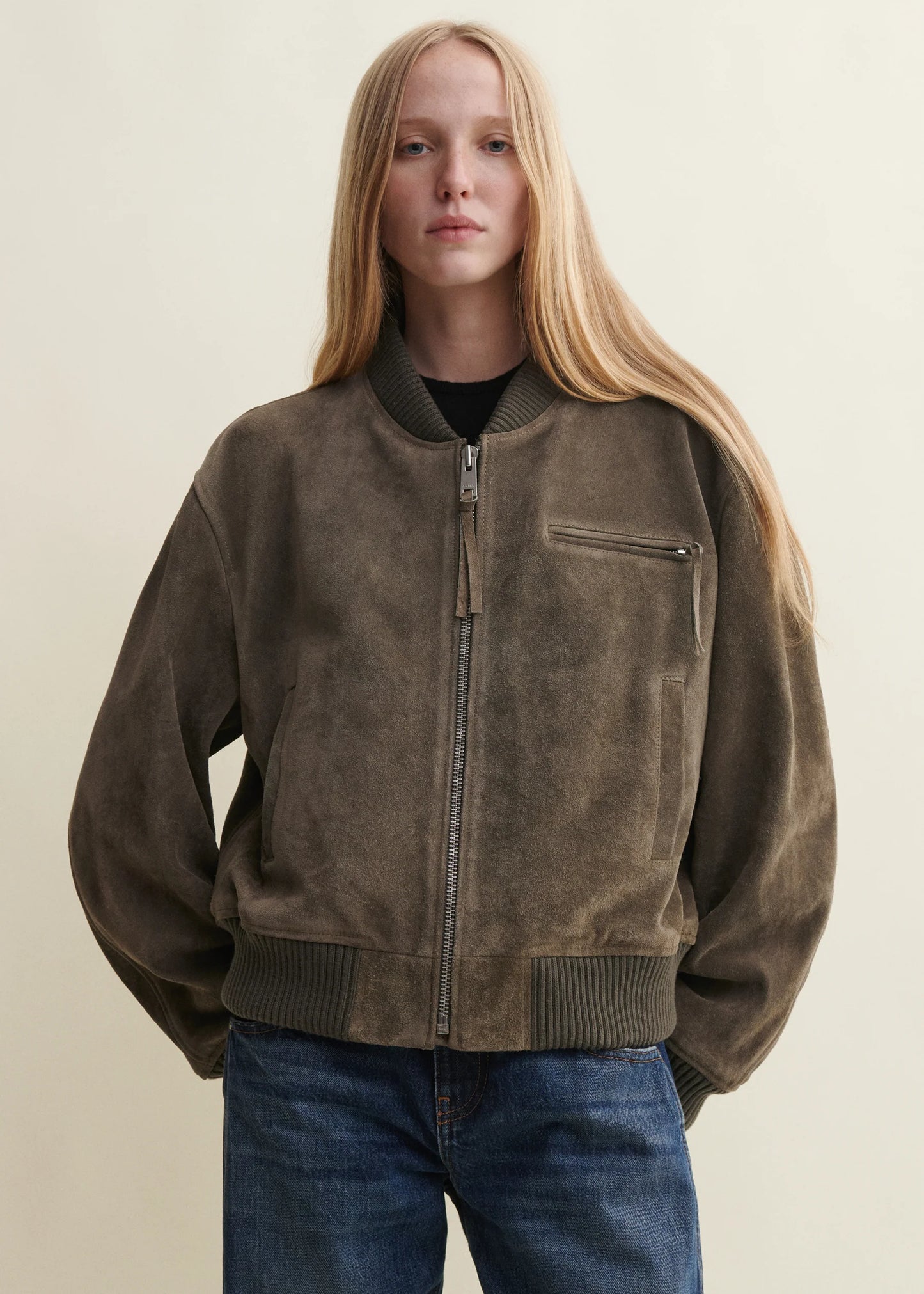 Arma Leder Elysa Lederjacke in Soil