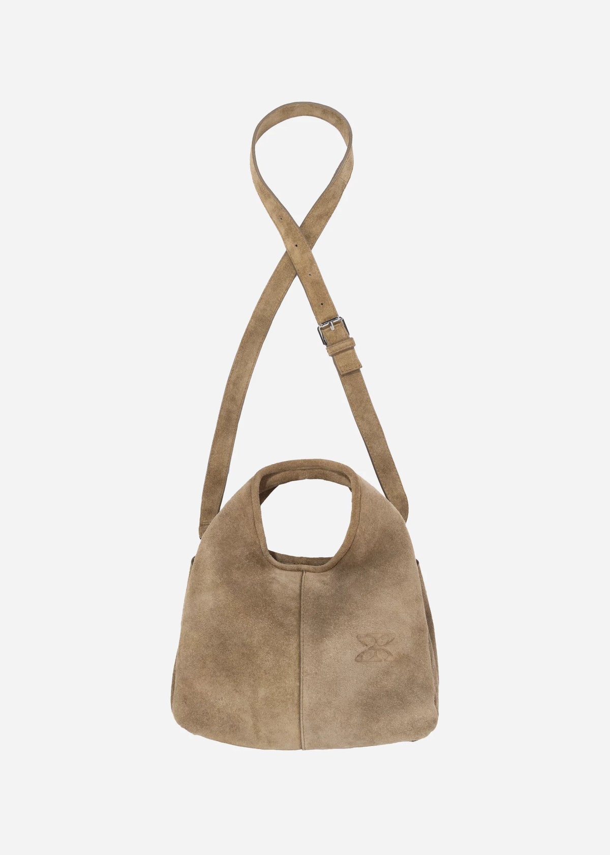 Studio Ar Harley Velourleder Tasche in Olive