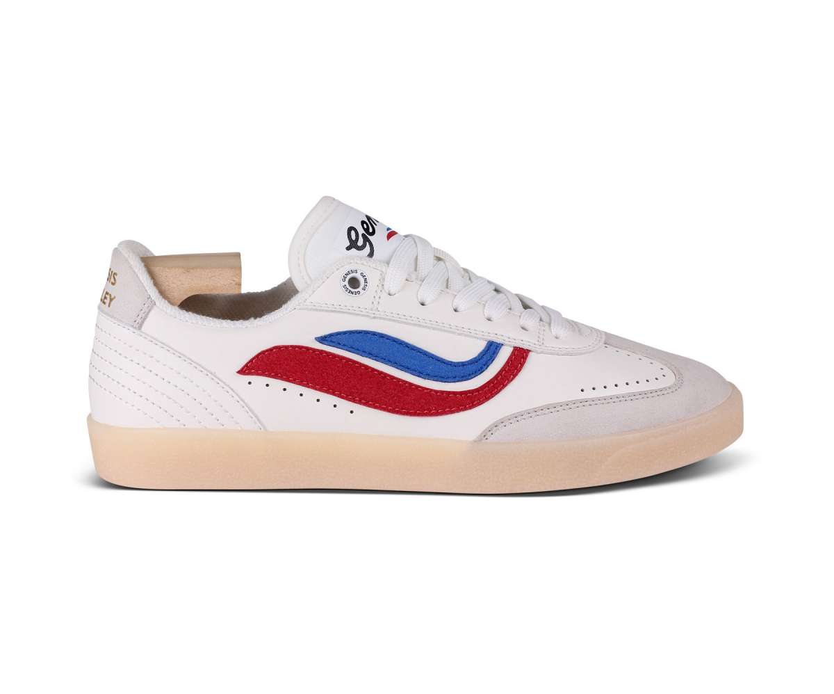 Genesis Footwear G-Volley in White/Red/Blue/ Light Gum