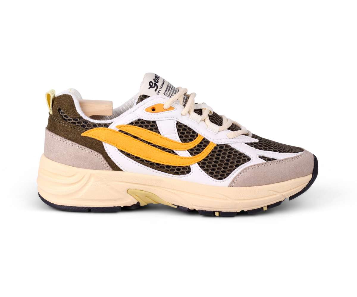 Genesis Footwear G-Eco`99 Multi Mesh in White/Olive/Orange