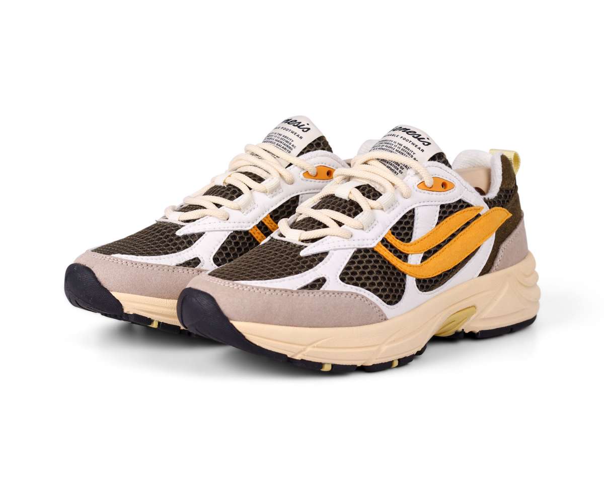 Genesis Footwear G-Eco`99 Multi Mesh in White/Olive/Orange