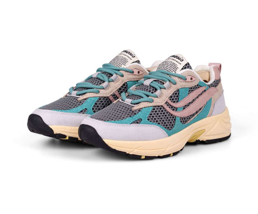 Genesis Footwear G-Eco`99 Multi Mesh in Turqoise/Grey Sand/Old Rose