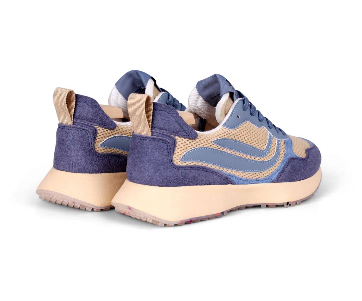 Genesis Footwear G-Marathon Multi Mesh Hairy in Blue Plum