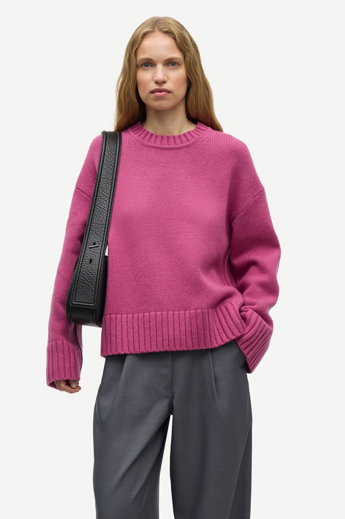 Samsoe Samsoe Sakeiku Sweater in Beere
