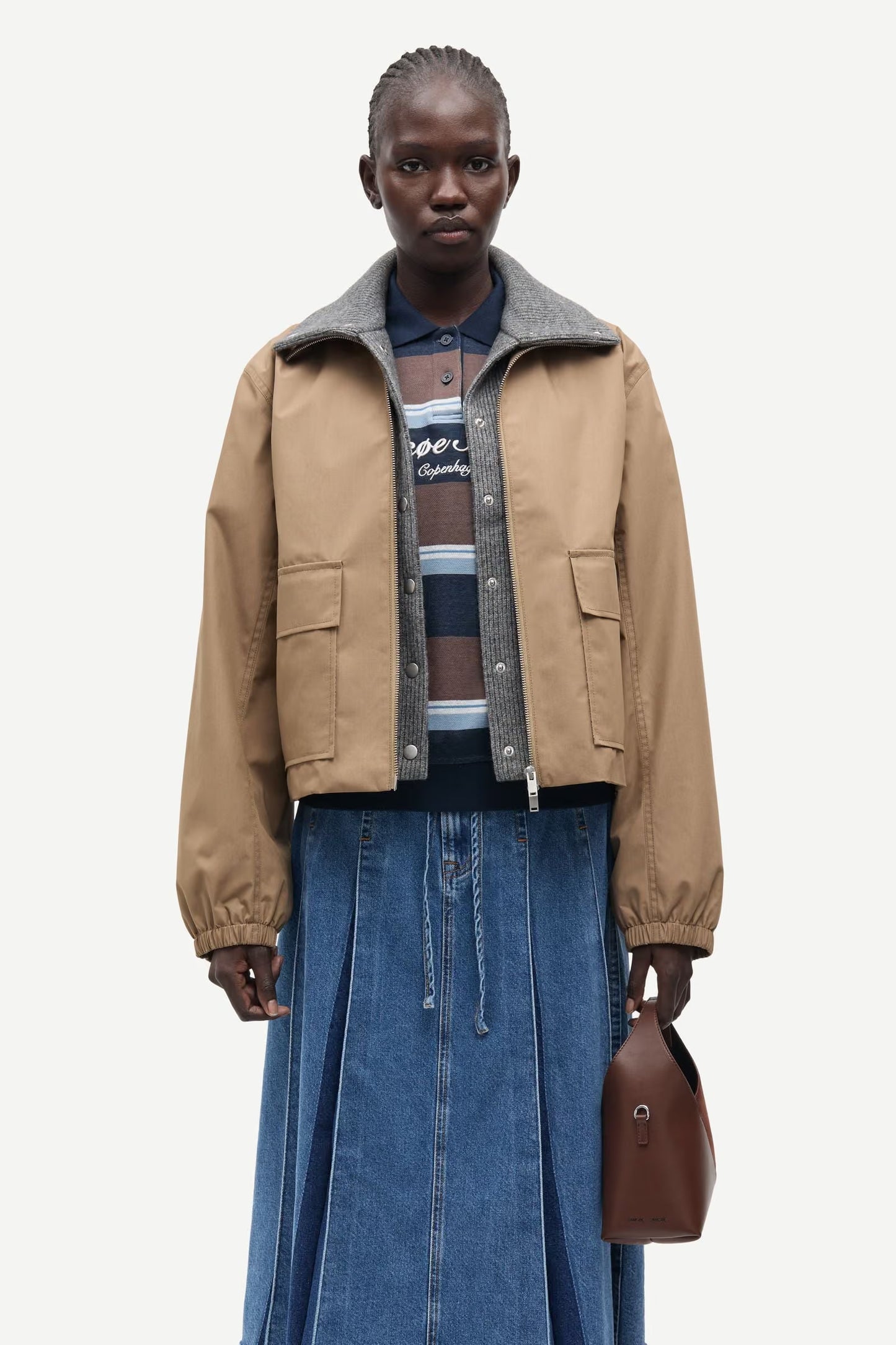 Samsoe Samsoe Sabianca Jacke in Salute