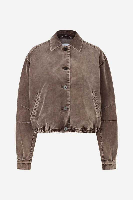 Samsoe Samsoe Sakelly Jacke Cord in Washed Beige