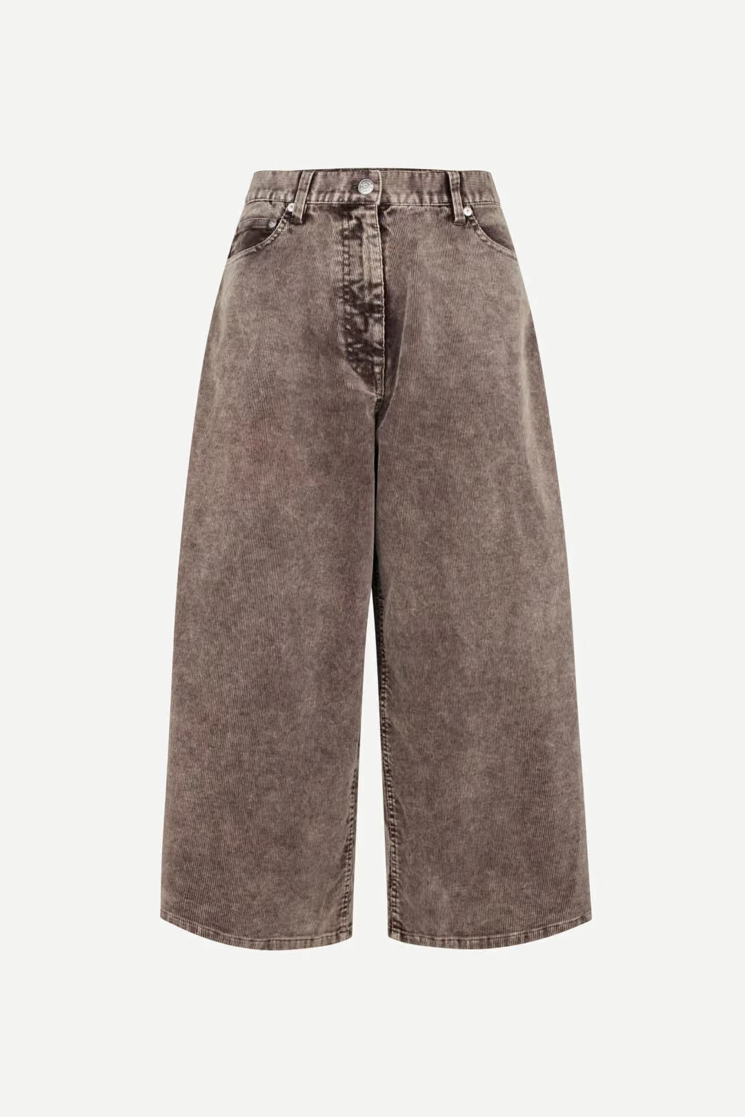 Samsoe Samsoe Saharper Culotte Cord in Washed Beige