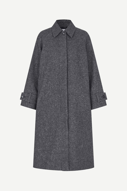 Samsoe Samsoe Saalma Coat in Anthrazit