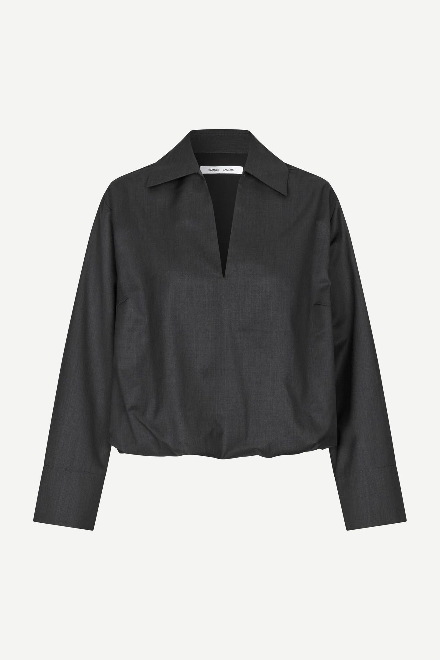 Samsoe Samsoe Sadaphne Bluse in Anthrazit