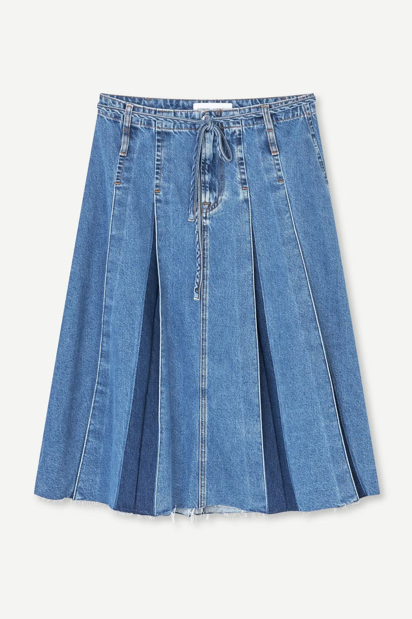 Samsoe Samsoe Satally Midi Rock in Denim