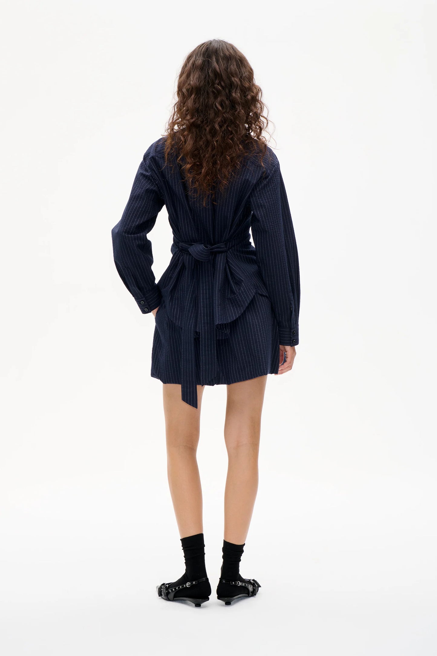 Baum und Pferdgarten Matina Bluse in navy gestreift