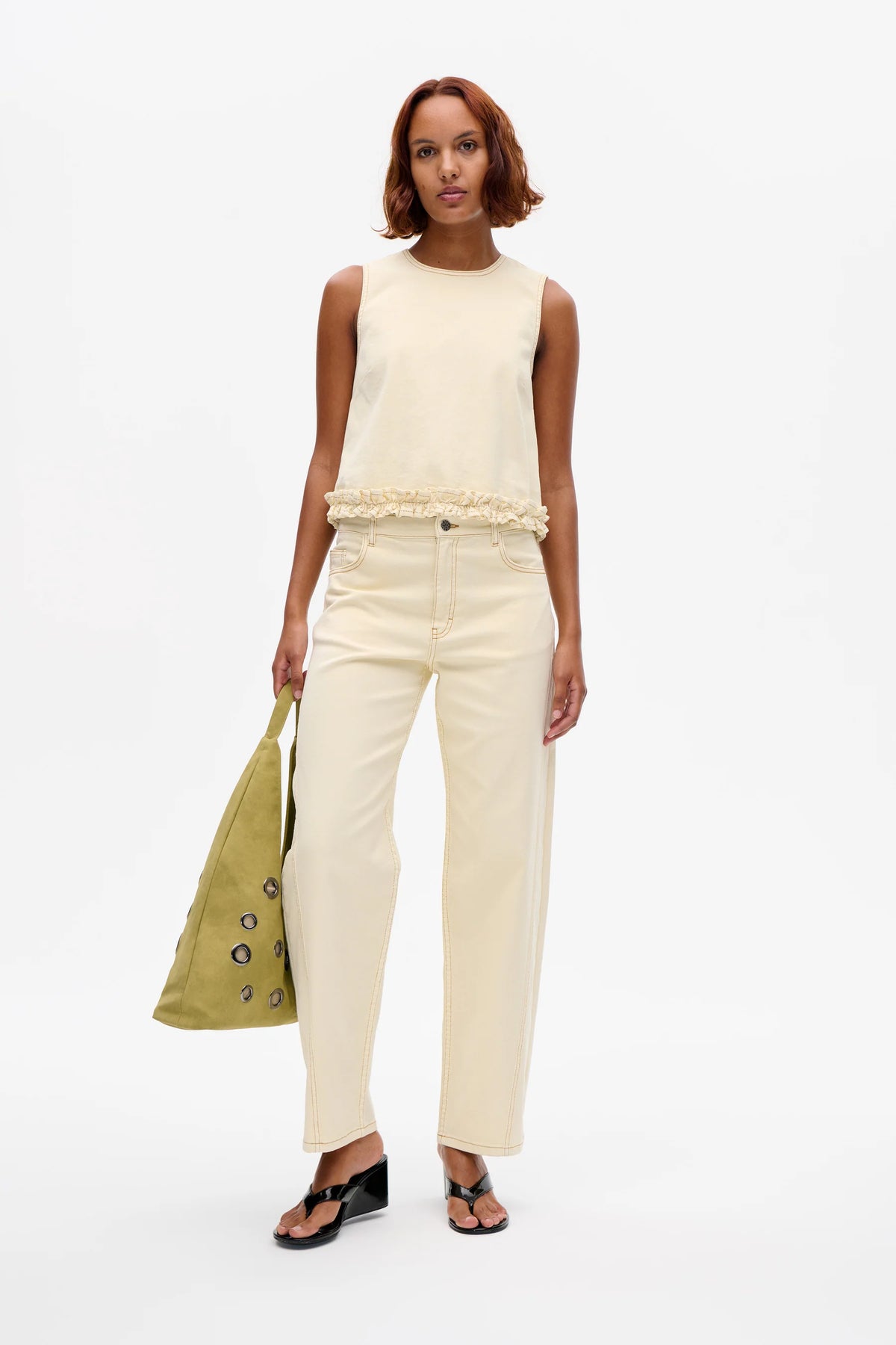 Baum und Pferdgarten Madie Jeansbluse Sand