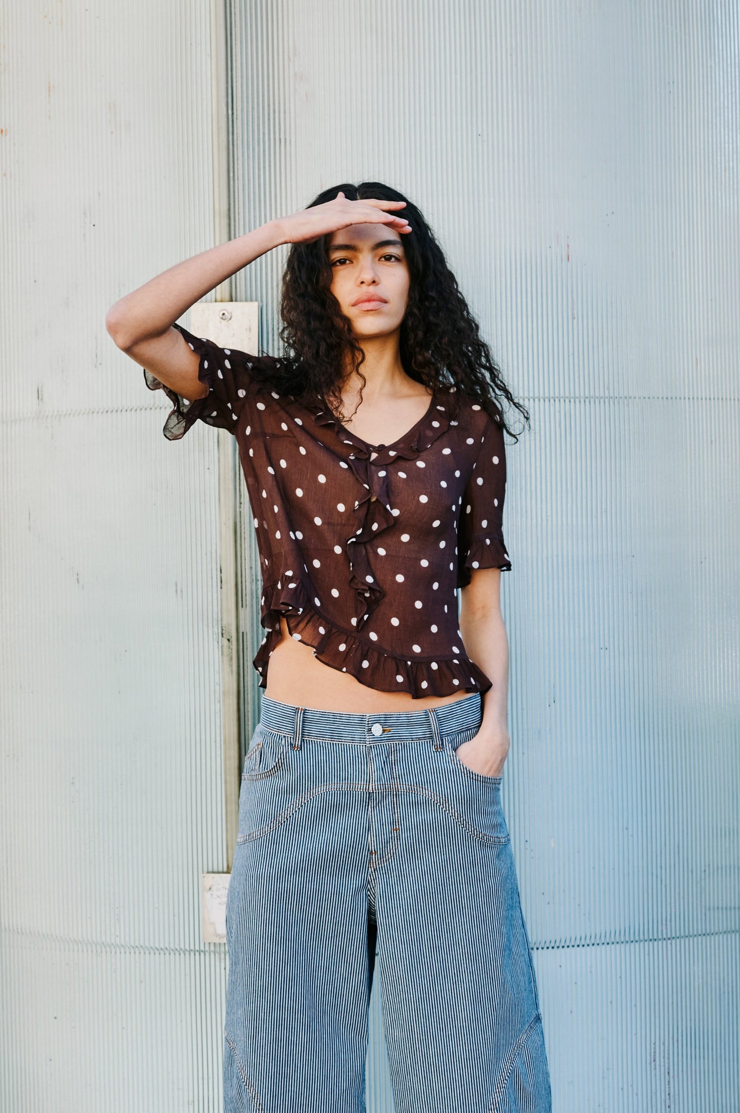 Baum und Pferdgarten Madicen Bluse Polka Dots