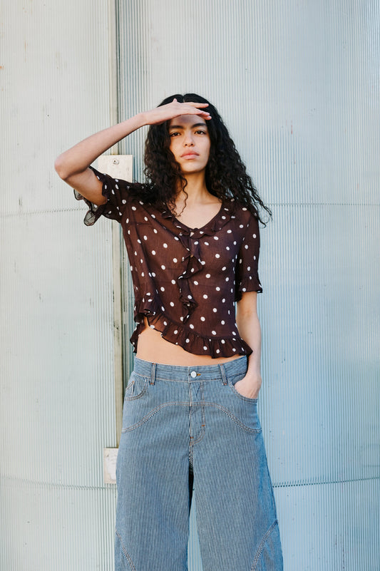 Baum und Pferdgarten Madicen Bluse Polka Dots
