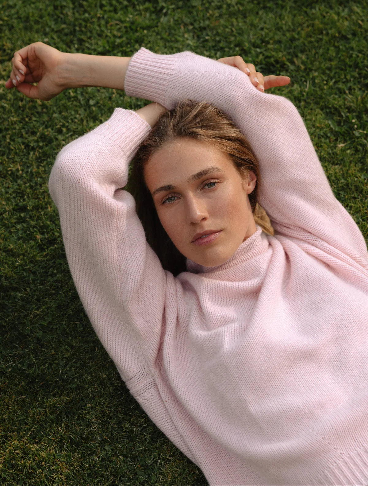 Anna v. Berg Katy Pullover in Powder Kiss