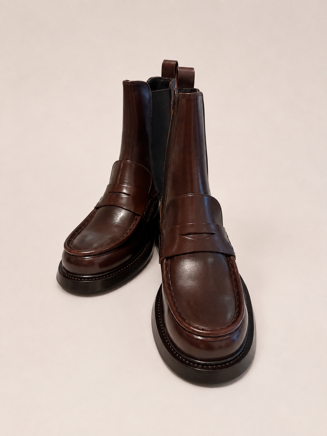 Billibi Chelsea Loafer in Arabica