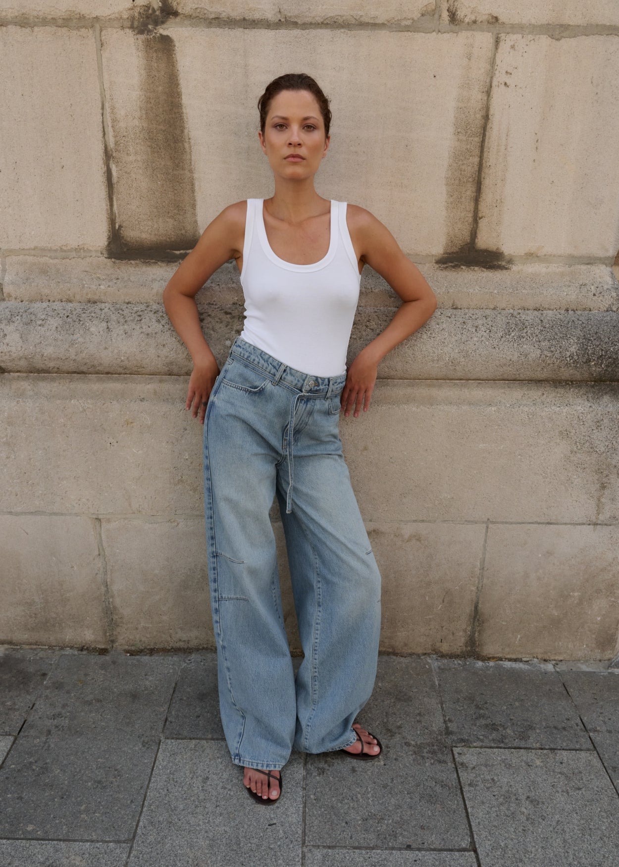 Club L' Avenir Juniper Top in Off White